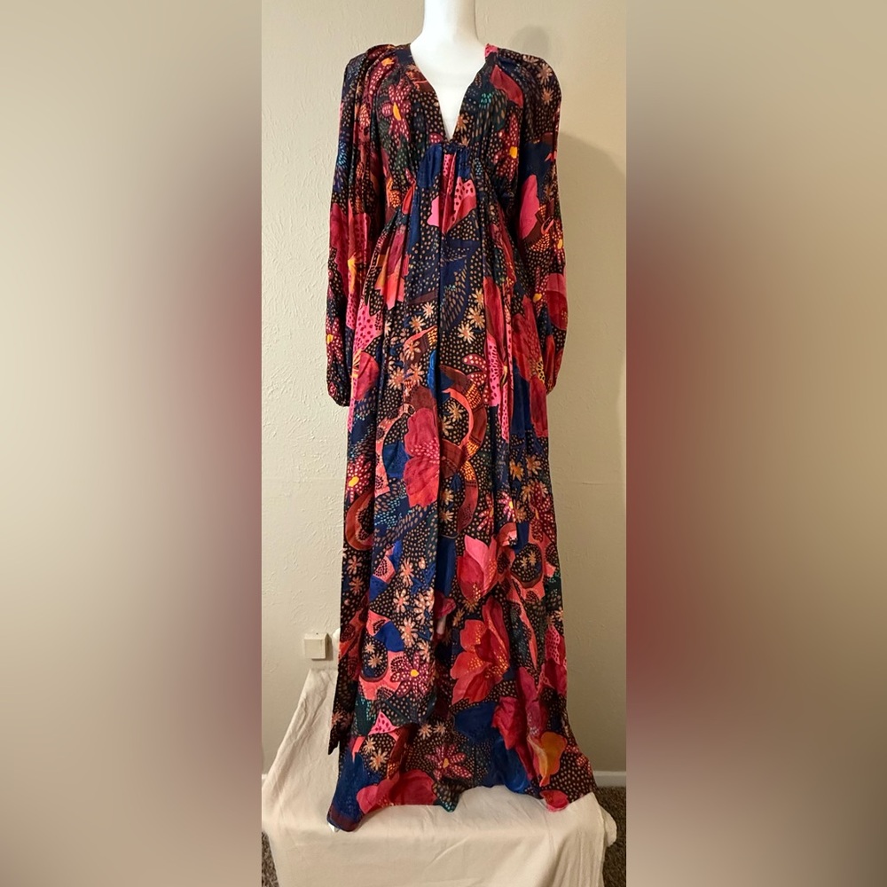 FARM Rio Multicolor Long Sleeve Dress